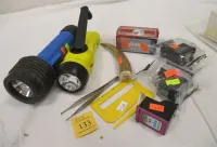 HOUSEHOLD USEFULL - FLASHLIGHTS, INK CARTRIDGES, ANTLER, AND MORE