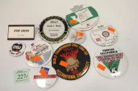 PIN BACK BUTTONS AND OTHER