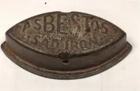 ASBESTOS SAD IRON.  NO HANDLE