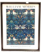FRAMED WILLIAM MORRIS METROPOLITAN MUSEUM OF ART POSTER