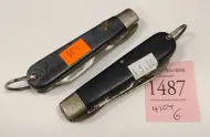 TWO OLD POCKET KNIVES AS SEEN