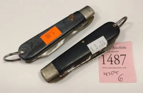 TWO OLD POCKET KNIVES AS SEEN