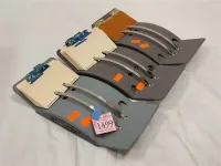 THREE VINTAGE METAL ROLODEX FILE HOLDERS