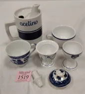 BLUE AND WHITE PORCELAIN VARIOUS MAKERS