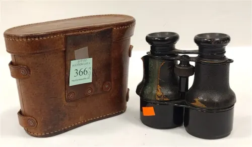 OLD AS IS BINOCULARS & CASE