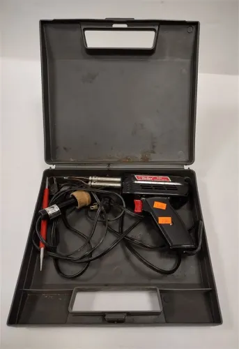 WELLER SOLDIERING IRON AND HAND HELD IRON
