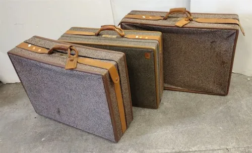 THREE HARTMANN LUGGAGE SUITCASES