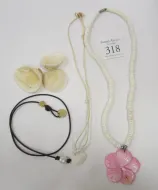 NATURAL STONE JEWELRY, SHELLS AND ABALONE