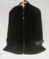 ANN HOBBS FOR CATTIVA BLACK VELVET COAT 