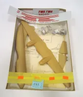 VINTAGE PLASTIC TWA AIRPLANE MODEL