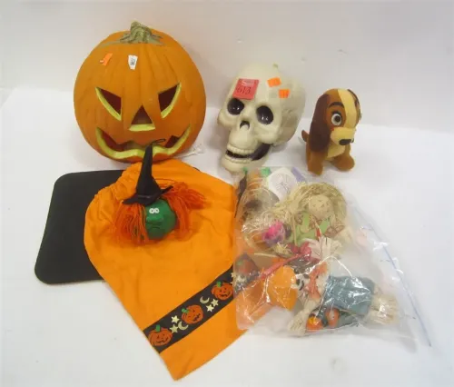 HALLOWEEN COLLECTIBLES AND 1966 LADY FROM LADY & THE TRAMP