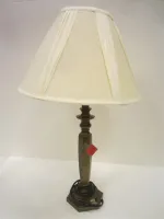 METAL TABLE LAMP AND SHADE