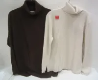 TWO CASHMERE LADIES SWEATERS