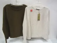 TWO PERUVIAN CONNECTION LADIES SWEATERS