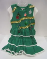 VINTAGE KNITTED CHRISTMAS DRESS