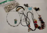 COSTUME JEWELRY, BUTTONS AND MORE