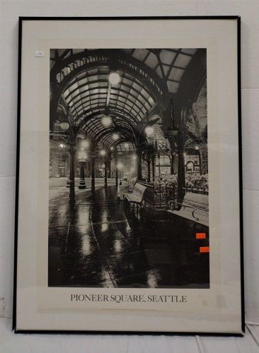 FRAMED PIONEER SQUARE POSTER