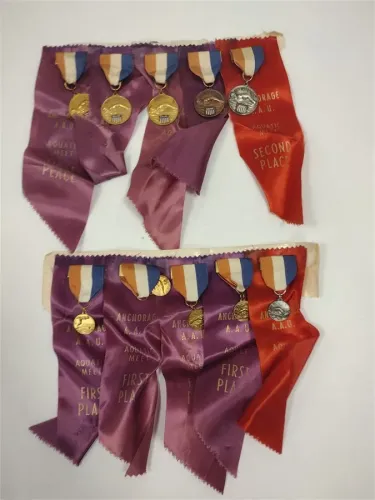 RIBBONS AND SWIM MEDALS ALASKA